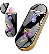 NINSI Spinning Arc Lighter, Windproof Flameless Electric Lighter, Touch Sensor Electronic Lighter...