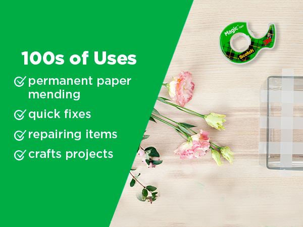 100s of Uses from mending paper, quick fixes, repairing items and doing craft projects