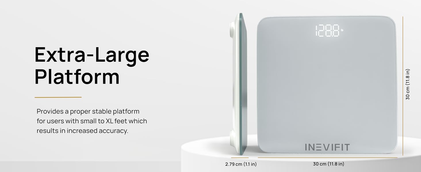 INEVIFIT Premium Bathroom Scale - I-BS002S - Premium A+