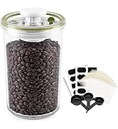 Coffee Canister, Coffee Containers, MISS BIG Coffee Vacuum Container for Keeping Fresh, Airtight ...