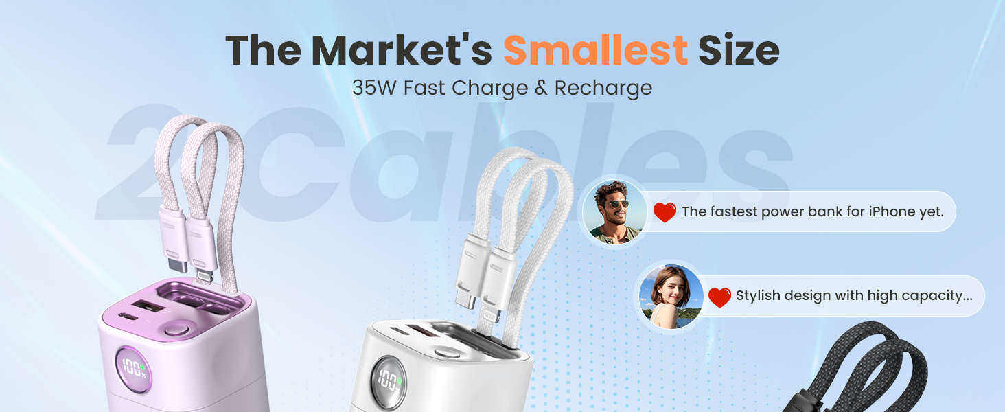 The Market's Smallest Size 35W Fast Charger Recharge for iphone air 17/16/15/14/13/12 pro plus max