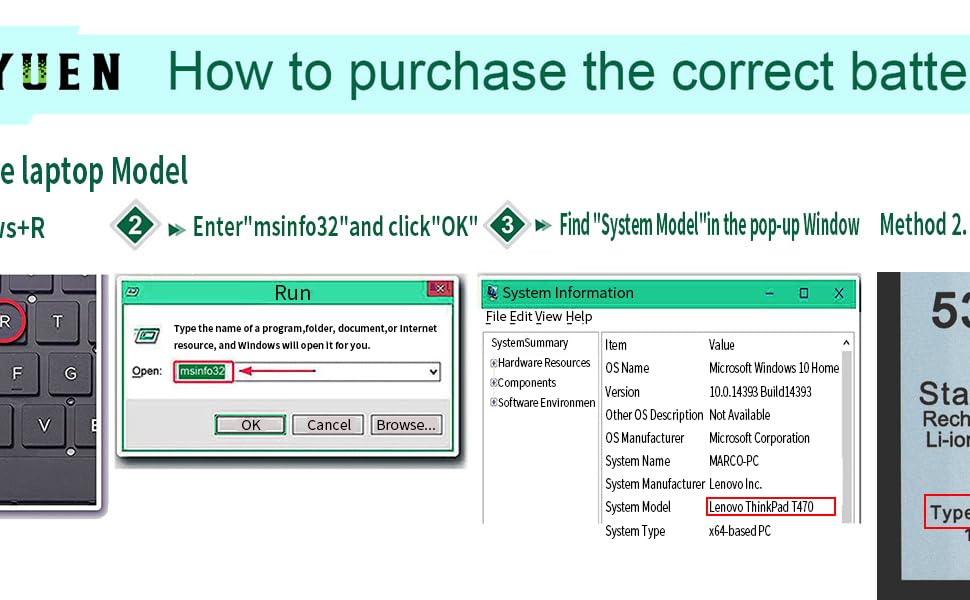 Windows + R