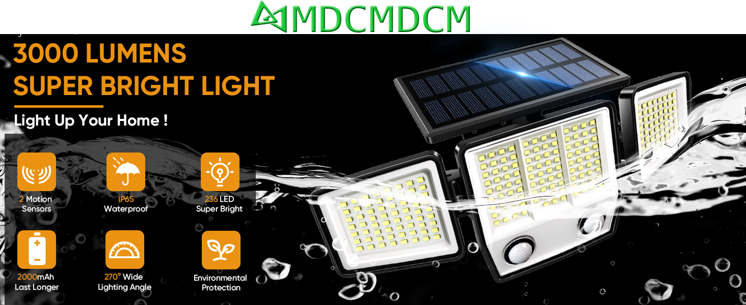 3 head light