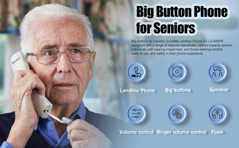 Big button phone for Seniors