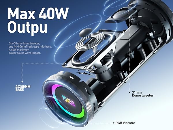 Yeahbox X-Boom Go. 40W Max