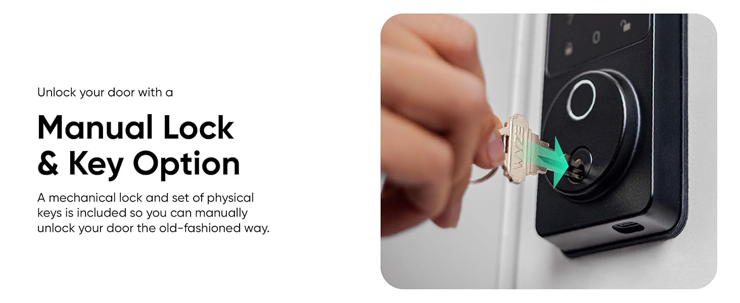 Wyze Lock Bolt v2 Manual Key