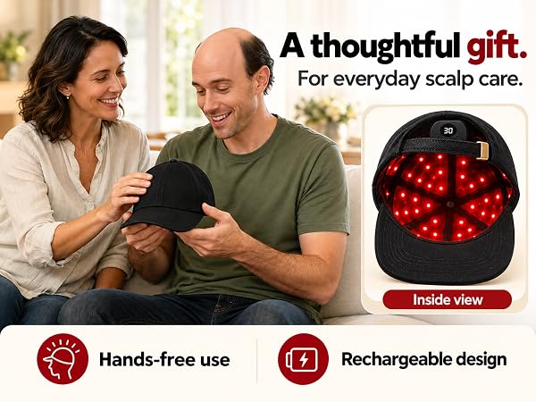 red light therapy hat for hair growth