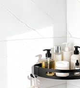 Bexarion Corner Shower Caddy Adhesive, 3 Pack Rustproof 304 Stainless Steel Bathroom Shower Organ...