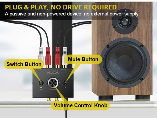 rca audio splitter rca audio switch rca audio switcher rca selector switch box rca splitter
