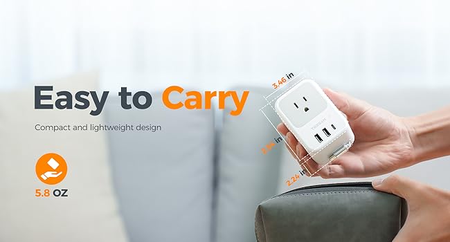 Multi Plug Outlet Extender