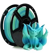 FLASHFORGE Rapid PLA Gradient Filament 1.75mm Yellow &amp; Blue, Transform Colors Smoothly &amp; Fast, Hi...