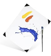 QUEENLINK Glass Palette for Oil Painting 12 x 9 Inches, Clear Paint Mixing Palette for Acrylic Pa...