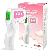 Snomd Non-Contact Infrared Forehead Thermometer for Adults, Kids & Baby, 3-in-1 No-Touch Digital ...