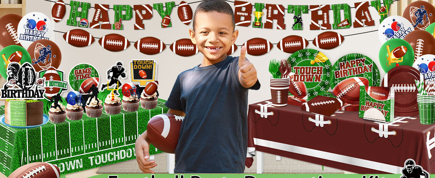 Football Birthday Party Decorations