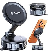 VICSEED Ultimate for Magsafe Car Mount [98+LBS Strongest Suction] 360° Vacuum Magnetic Phone Hold...
