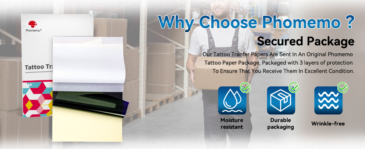 Phomemo Tattoo Stencil Paper Upgraded