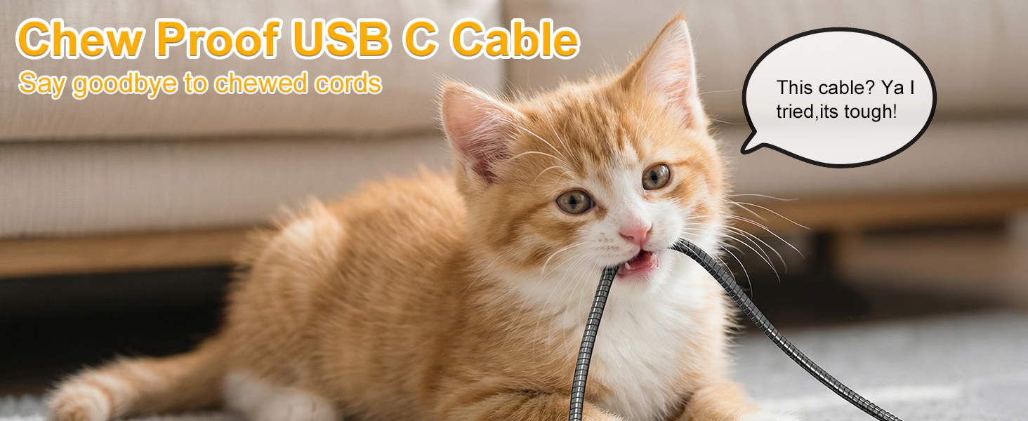 cat proof charger usb c