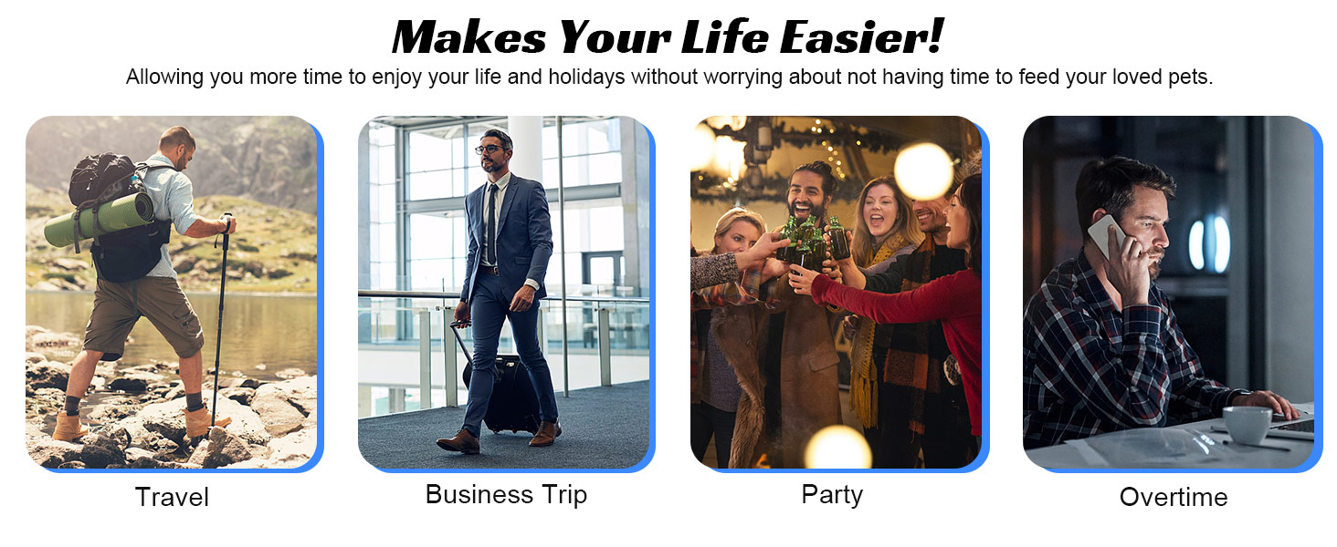 Automatic Fish Feeder for Aquarium Adjustable Fish Feeder