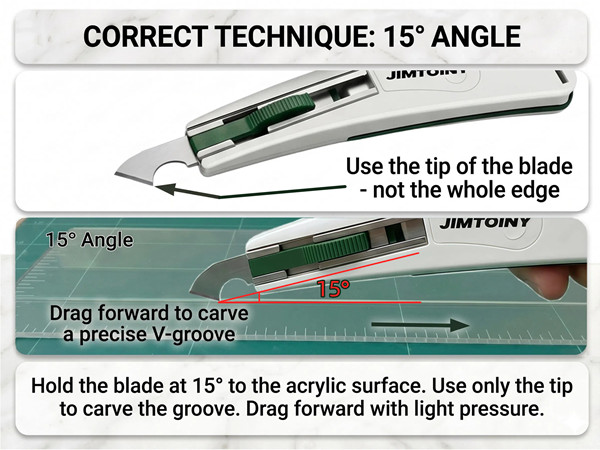 Correct Technique: 15° Angle
