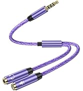 Amtobo Headphone Mic Splitter (Purple)