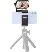 ULANZI Smartphone Selfie Mirror Phone Holder Clip Mount Compatible with iPhone 17 16 15 14 13 12 ...
