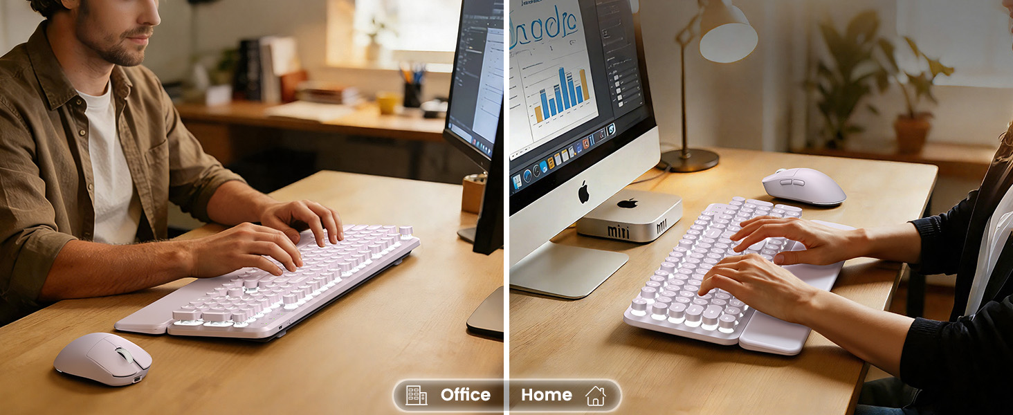 Looks great at the office or at home, bringing a clean, stylish upgrade to any desk.