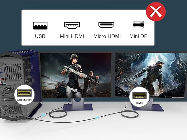 displayport to hdmi cable