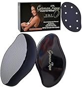 Germantique Crystal Hair Eraser,Natural Crystal Hair Remover,Reusable Painless Nano Glass Hair Re...