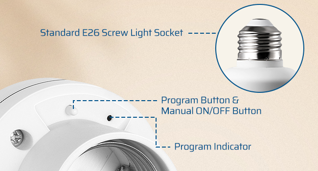 Remote Control Light Bulb Socket