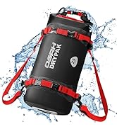 OSAH DRYPAK 25L Waterproof Dry Bag - Motorcycle Luggage Tail Bag with Straps for Back Seat, Roll ...