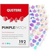 QUSTERE Pimple Patches for Face, Hydrocolloid Acne Patches, Cute Zit Covers, Colorful Spot Sticke...