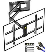 FORGING MOUNT Long Arm TV Mount Full Motion Wall Mount TV Bracket with 43” Extension &amp; Swivel Art...