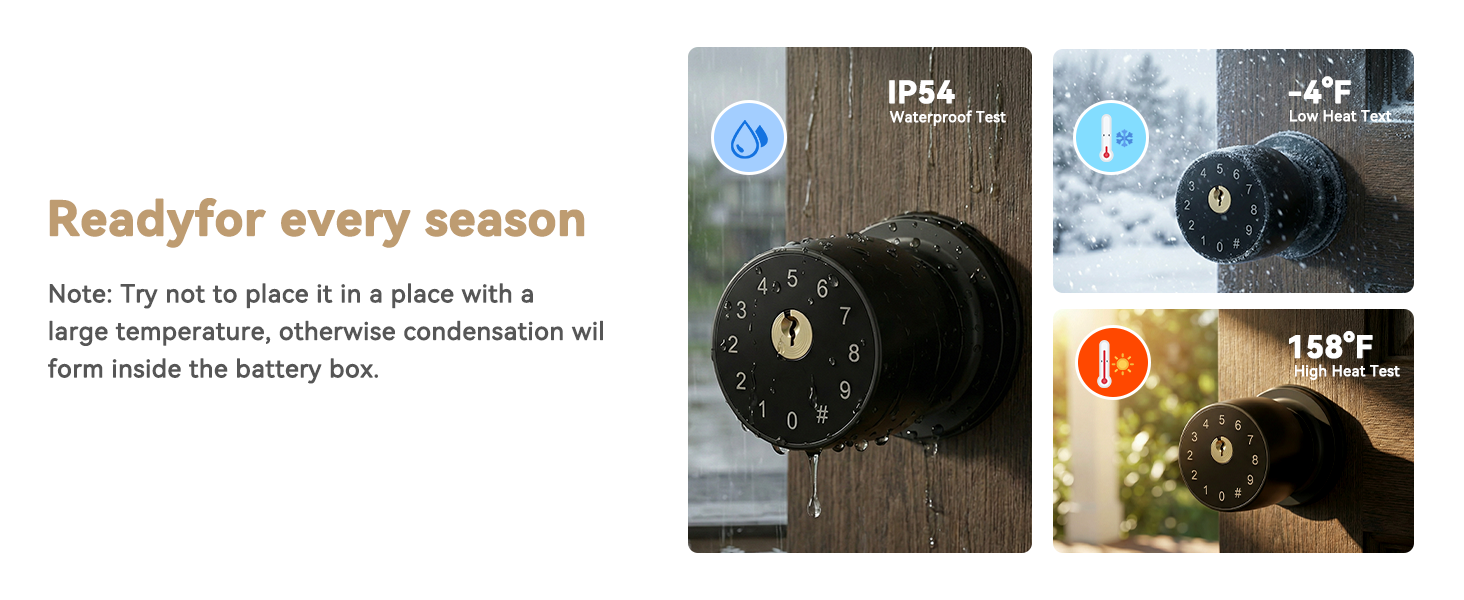 keyless entry door knob