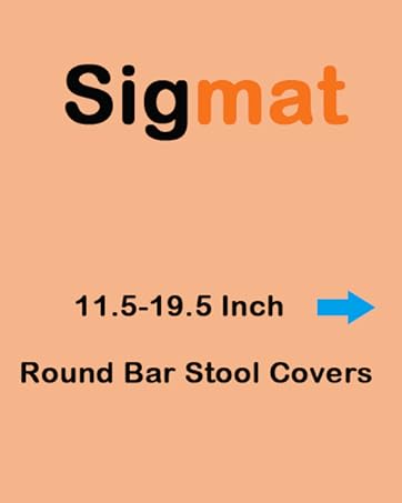 round bar stool cover