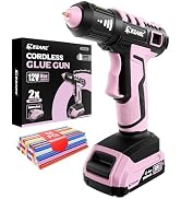 EZARC Cordless Hot Glue Gun, 15s Fast Heating 12V Mini Glue Gun for DIY Crafts, Home Repairs, Sch...