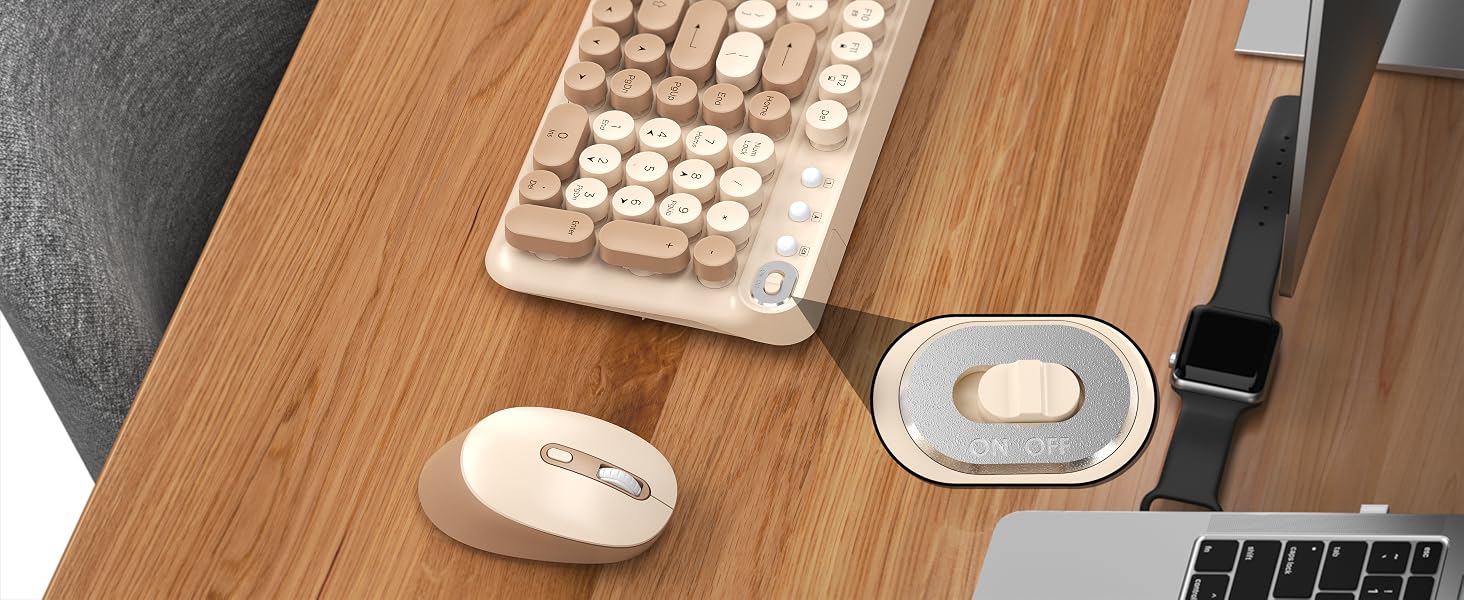 Wireless Keyboard and Mouse Combo
