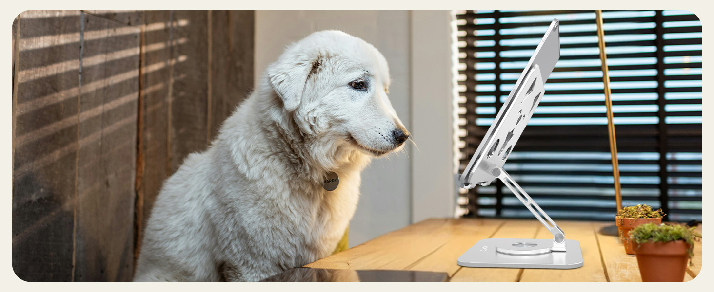 tablet-stand-compatible-ergonomic-stand-portable-adjustable-foldable-cute-dog-design