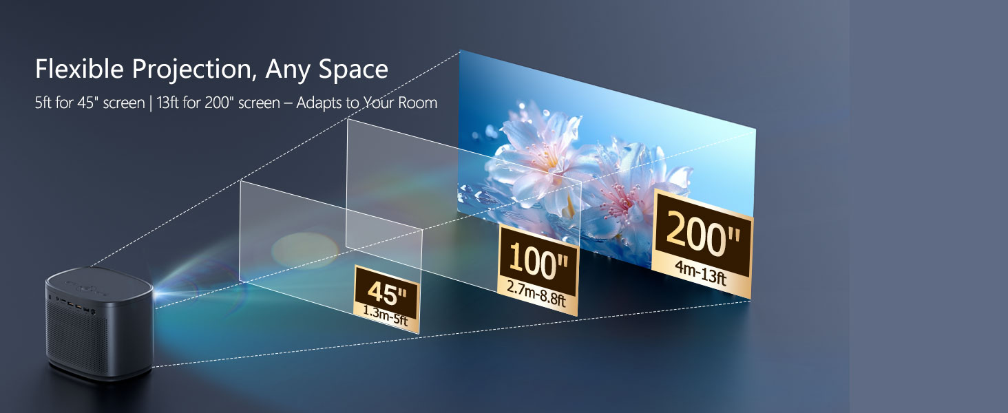 projector 1080p HD home theater outdoor movie portable projectors mini small video projector