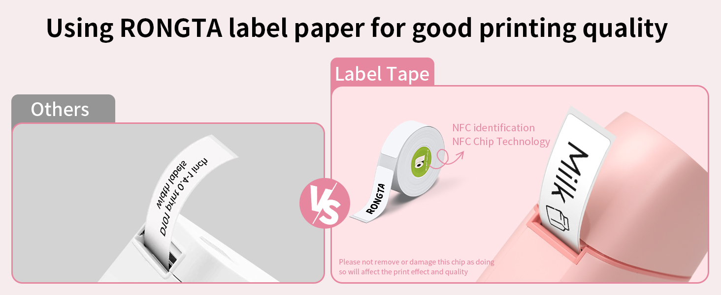 Using Rongta label paper