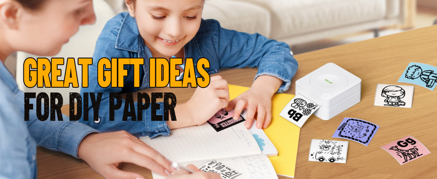 sticker printer mini printer Nelko sticker printer PM230 Bluetooth sticker printer print pods