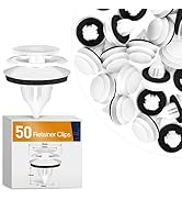 GOOACC 50Pcs Door Trim Panel Clip with Sealer Compatible with Mazda GJ6R-68-ABX GJ6R68AB2 Mazda M...