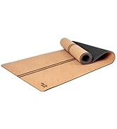 Luxury Cork Yoga Mat - Non Slip, Extra Thick Grip. Thicker, Longer, and Wider for More Comfort an...