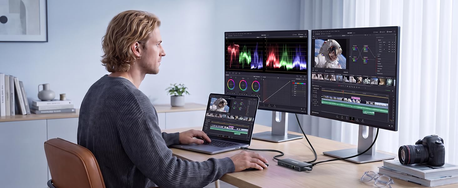 9 in 1 USB C Docking Station