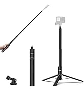 ULANZI 59in Invisible Selfie Stick Tripod TT52 Extendable Pole Selfie Stick Handle Grip Adjustabl...
