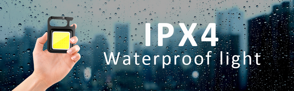 COB Small Flashlights Rechargeable Keychain Work Light