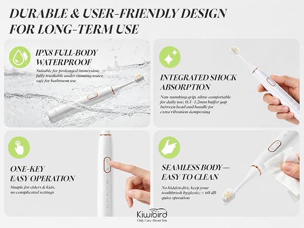 KIWIBIRD K5 Sonic Electric Toothbrush