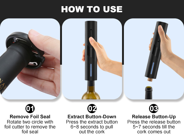 wine opener black