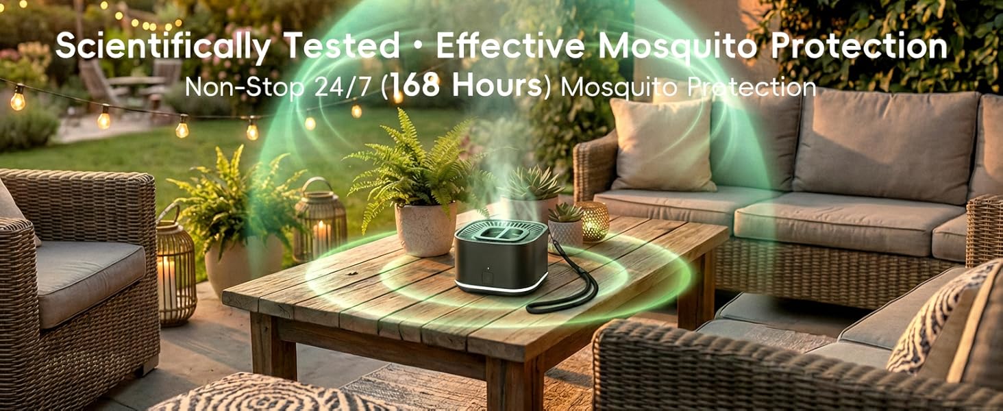 BuggyBands Mosquito Repellent Outdoor Patio