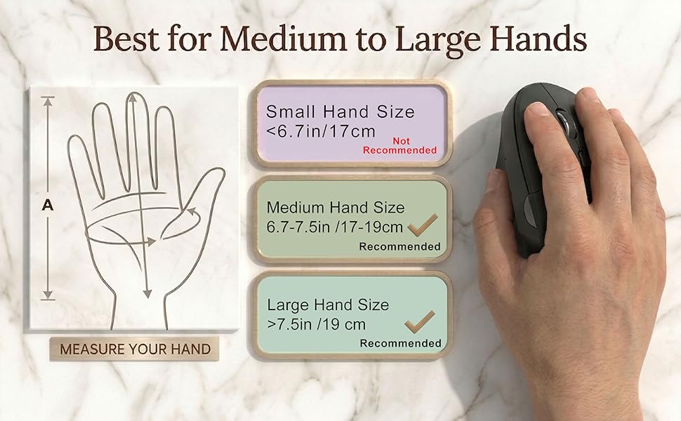 Best for medium to large hands