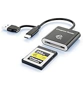 CFexpress Type B Card Reader with USB 3.2 (Gen 2) 10Gbps, USB-C&amp;USB-A 2-in-1 Type B CFexpress Ada...